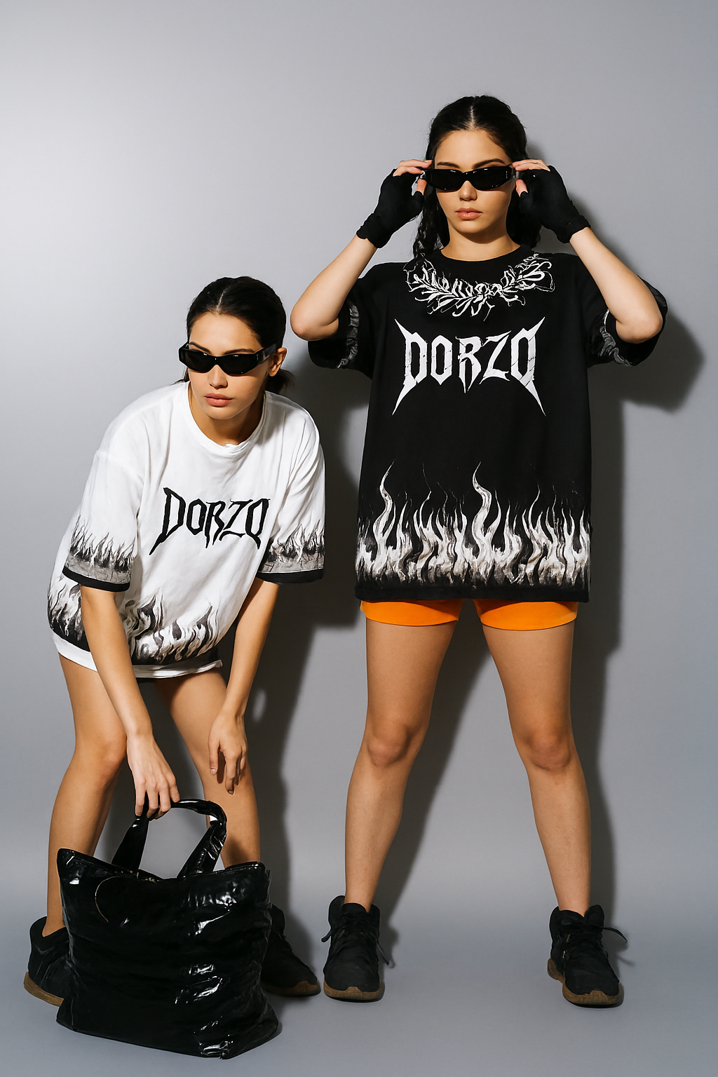 Gothic OFF White Oversized T-Shirt- Dorzo