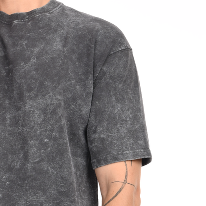 Stale Grey Oversized Acid Washed T-shirt