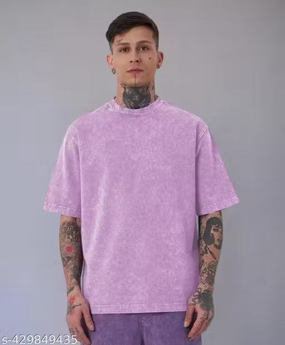 Lavender Acid Wash Oversized T-shirt