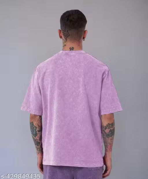 Lavender Acid Wash Oversized T-shirt