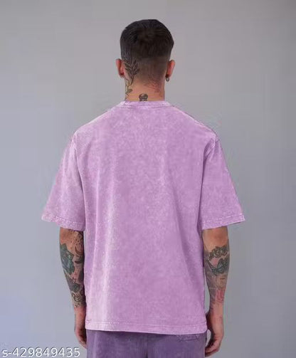 Lavender Acid Wash Oversized T-shirt